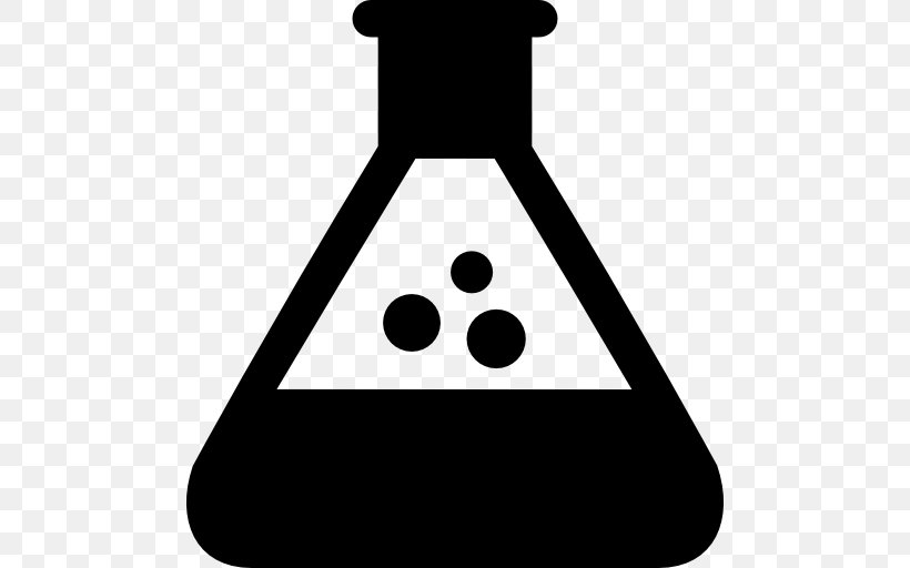 Erlenmeyer Flask Laboratory Flasks Chemistry, PNG, 512x512px, Erlenmeyer Flask, Black, Black And White, Chemistry, Laboratory Download Free