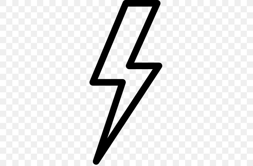 Lightning Strike Clip Art, PNG, 540x540px, Lightning, Area, Black And White, Brand, Cloud Download Free