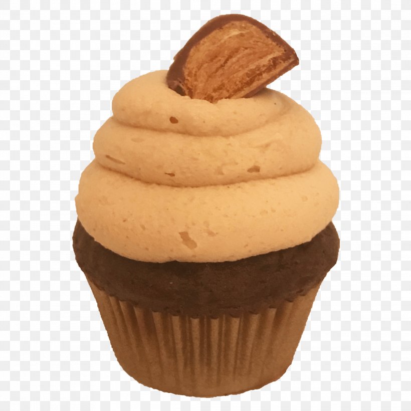 Cupcake American Muffins Peanut Butter Cup Cream Praline, PNG, 2232x2232px, Cupcake, American Muffins, Buttercream, Cake, Chocolate Download Free