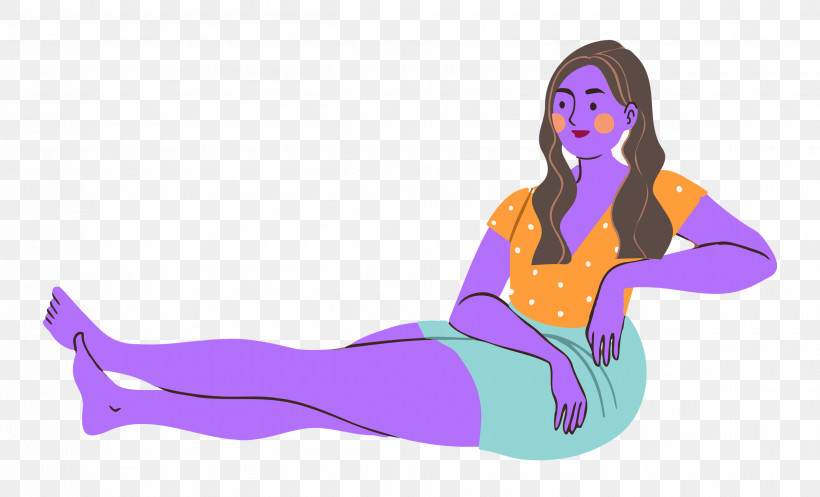 Relaxing Lady Woman, PNG, 2500x1518px, Relaxing, Biology, Cartoon, Girl, Human Biology Download Free