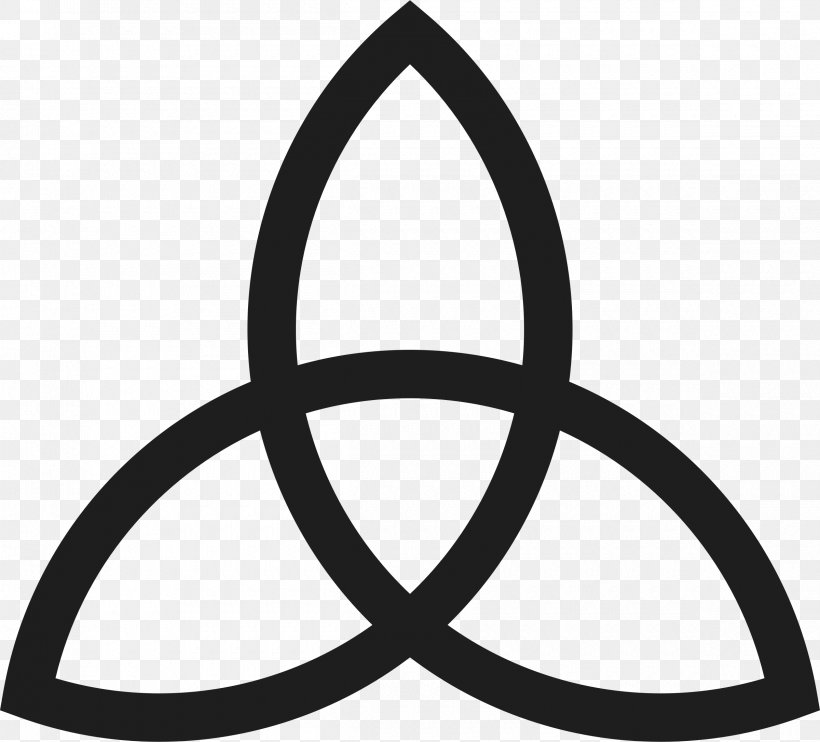 Triquetra Celtic Knot Symbol Trinity, PNG, 2400x2172px, Triquetra, Area, Black And White, Celtic Knot, Celts Download Free