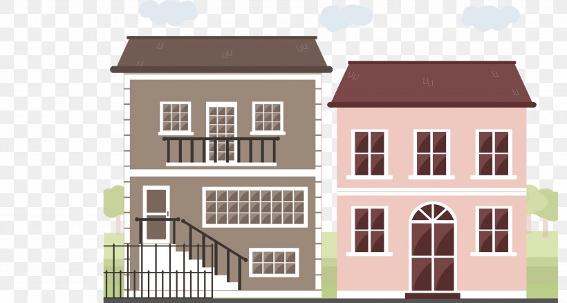 Vector Graphics House Illustration Building Image, PNG, 3732x2000px, House, Animation, Architecture, Building, Cartoon Download Free