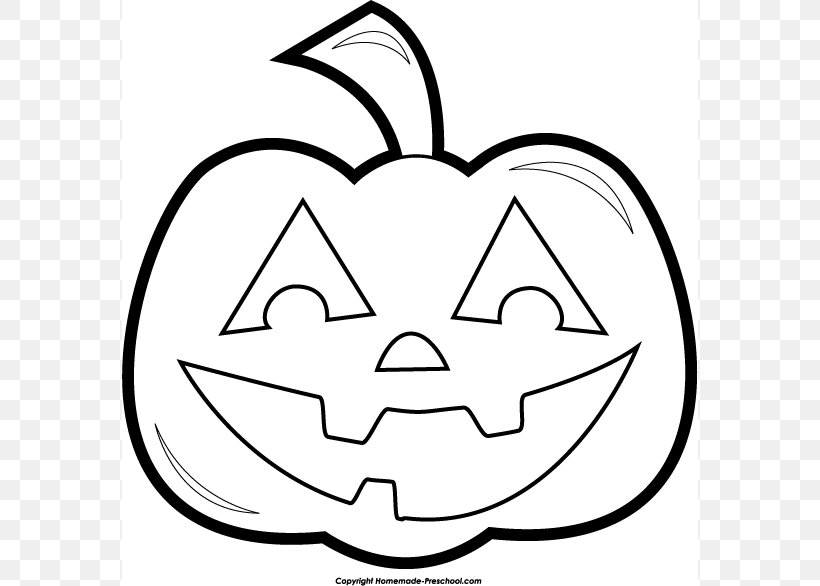 Black & White 2 Pumpkin Halloween Black And White Clip Art, PNG, 576x586px, Black White 2, Art, Black, Black And White, Blog Download Free