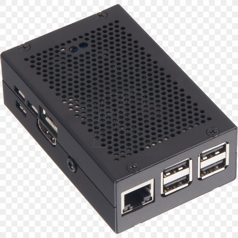 Computer Cases & Housings Power Supply Unit Raspberry Pi 3 Electronics, PNG, 1000x1000px, Computer Cases Housings, Aluminium, Computer Hardware, Computer Monitors, Electronic Device Download Free