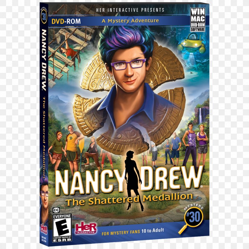 Nancy Drew: The Shattered Medallion George Fayne Nancy Drew: Ghost Of Thornton Hall Nancy Drew: The Deadly Device, PNG, 1000x1000px, Nancy Drew, Film, Her Interactive, Home Game Console Accessory, Nancy Drew Curse Of Blackmoor Manor Download Free