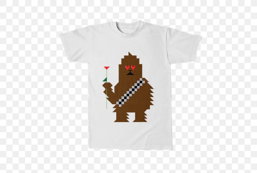 Chewbacca T-shirt R2-D2 Han Solo Anakin Skywalker, PNG, 550x550px, Chewbacca, Anakin Skywalker, Brand, Brown, Han Solo Download Free