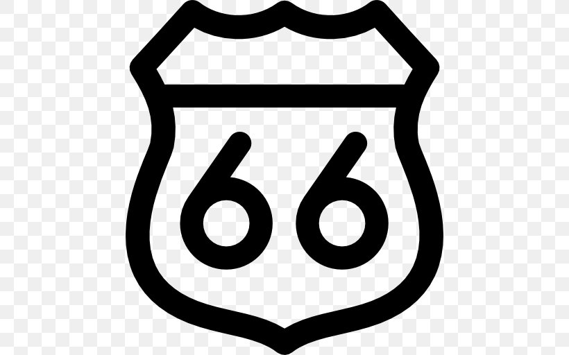 Horizontal Road, PNG, 512x512px, Us Route 66, Area, Black And White, Senyal, Smile Download Free