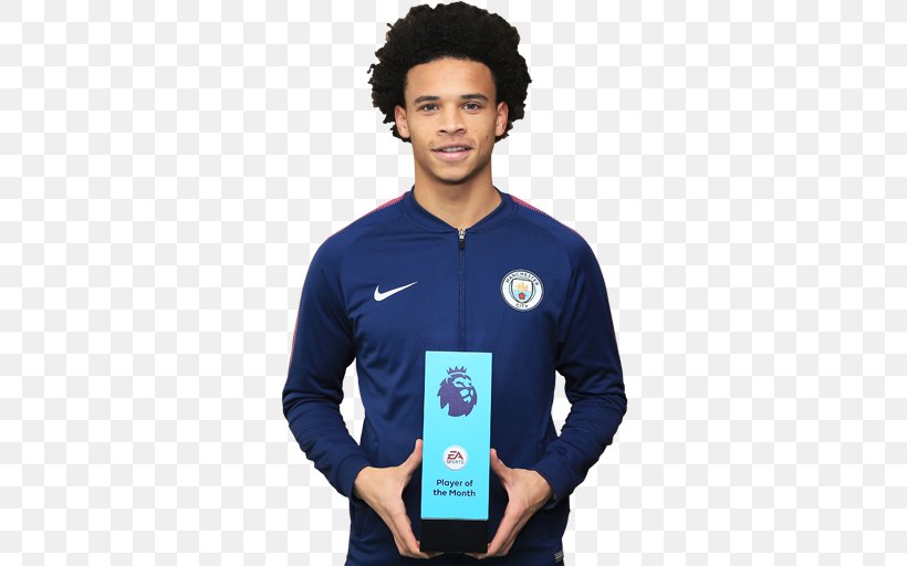 Leroy Sané FIFA 18 Manchester City F.C. Premier League Player Of The Month Germany National Football Team, PNG, 512x512px, Fifa 18, Association Football Manager, Blue, Ea Sports, Electric Blue Download Free