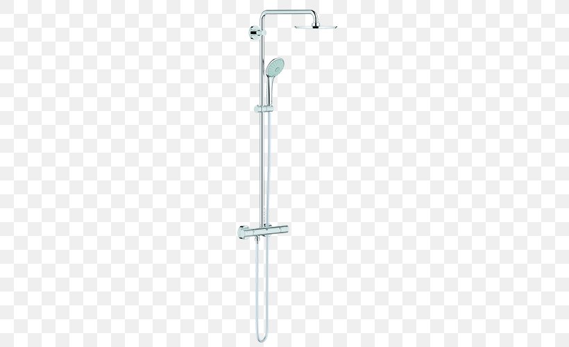 Shower Grohe Thermostatic Mixing Valve Душевая кабина, PNG, 500x500px, Shower, Bathroom, Building Information Modeling, Grohe, Plumbing Download Free