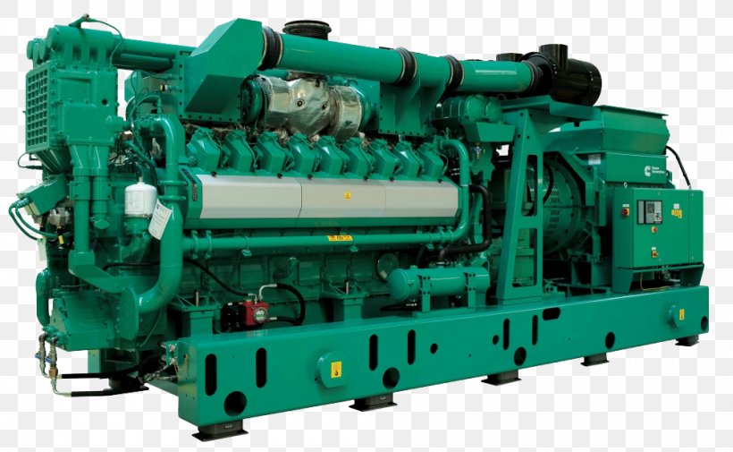 Engine-generator Diesel Generator Cummins Gas Generator Electric Generator, PNG, 1000x616px, Enginegenerator, Auto Part, Caterpillar Inc, Compressor, Cummins Download Free