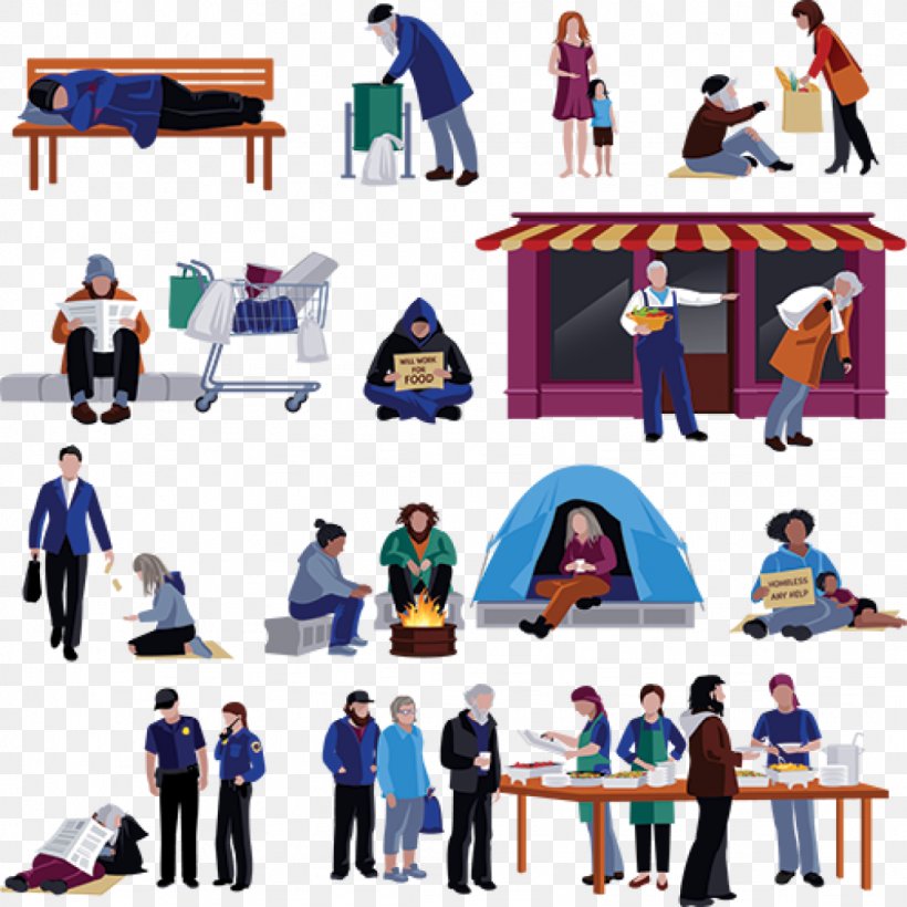 Group Of People Background, PNG, 1024x1024px, Homelessness, Art, Begging, Collage, Community Download Free