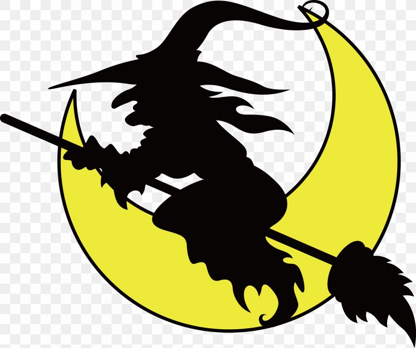 Halloween Quiz Witchcraft Illustration, PNG, 2391x2005px, Halloween Quiz, Artwork, Beak, Black And White, Fictional Character Download Free