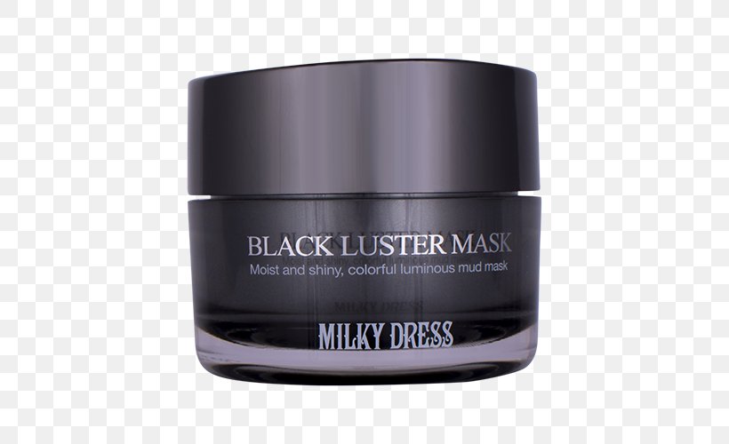 Milky Dress Black Luster Mask Cosmetics Face Facial Mask, PNG, 500x500px, Mask, Bustle, Cosmetics, Cream, Dress Download Free