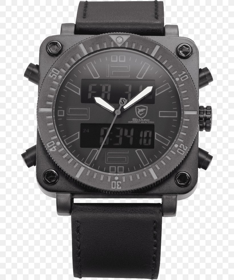 SHARK Sport Watch Quartz Clock Mohan Hardware Watch Strap, PNG, 674x980px, Watch, Brand, Chronograph, Clock, Clothing Accessories Download Free