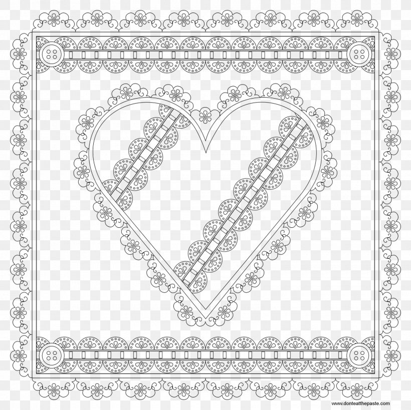 Doily White Line Art Font, PNG, 1600x1600px, Watercolor, Cartoon, Flower, Frame, Heart Download Free