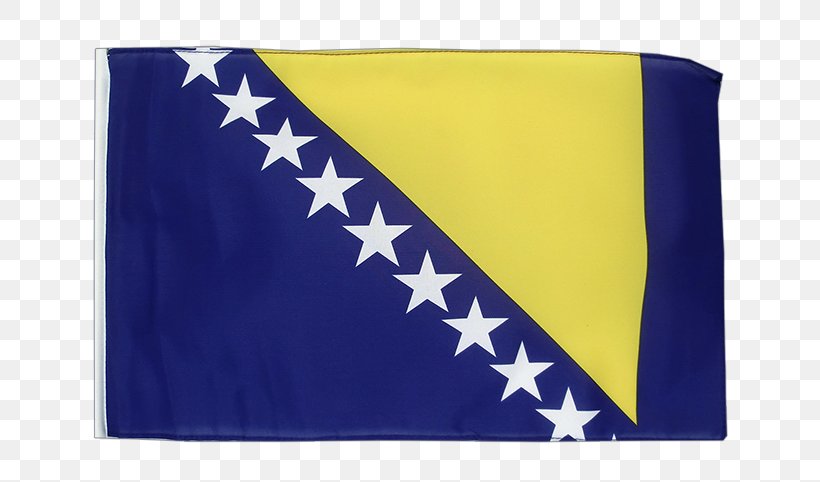 Flag Of Bosnia And Herzegovina Wavin' Flag Rectangle, PNG, 750x482px, Bosnia And Herzegovina, Blue, Boat, Cobalt Blue, Electric Blue Download Free