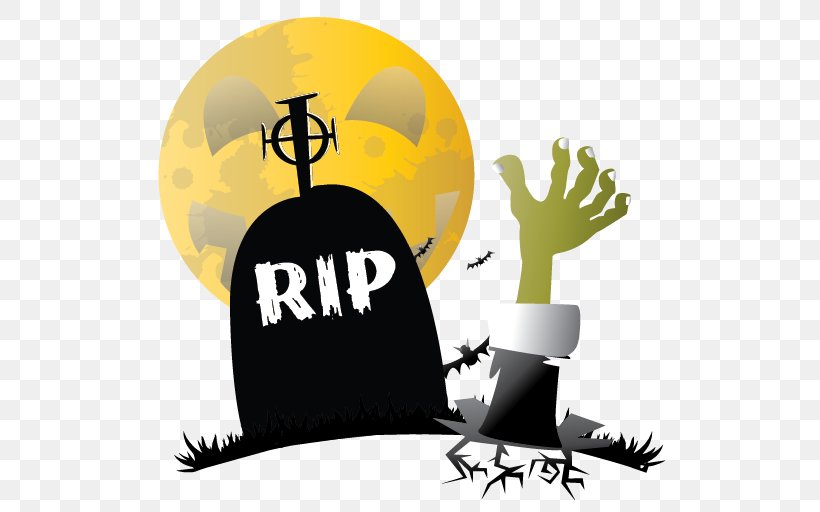 Halloween Headstone Cemetery Clip Art, PNG, 512x512px, Halloween, Brand, Cemetery, Death, Drawing Download Free
