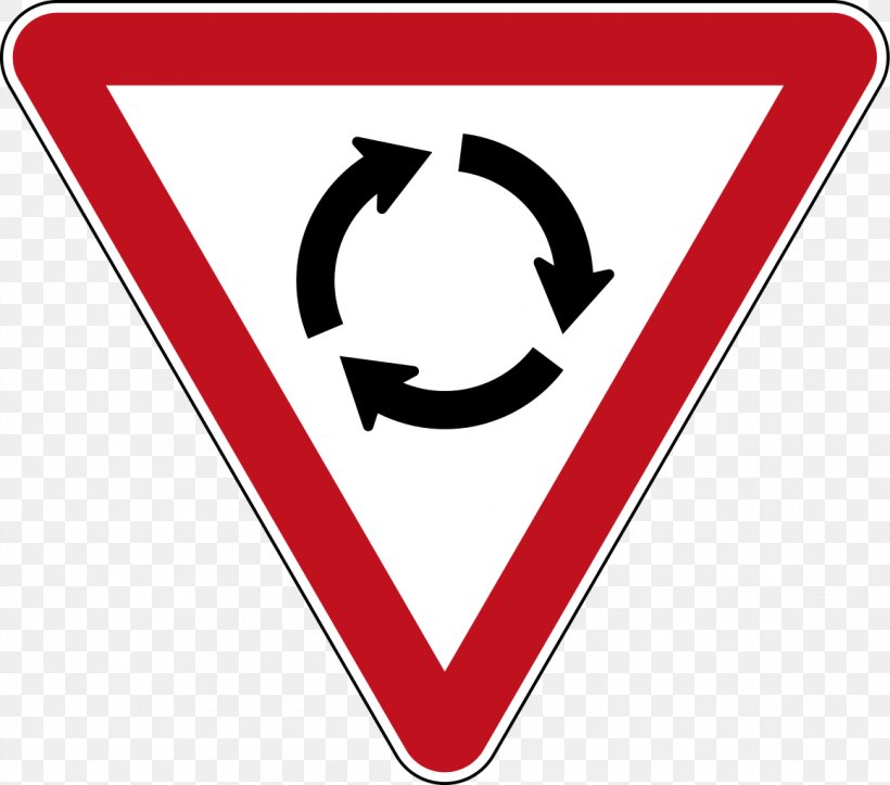 Roundabout Road Signs In New Zealand Traffic Sign Yield Sign, PNG, 1160x1024px, Roundabout, Area, Brand, Driving, Lane Download Free