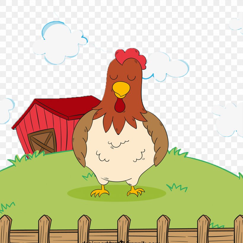 Chicken Coop Farm, PNG, 1500x1500px, Chicken, Art, Beak, Bird, Cartoon Download Free