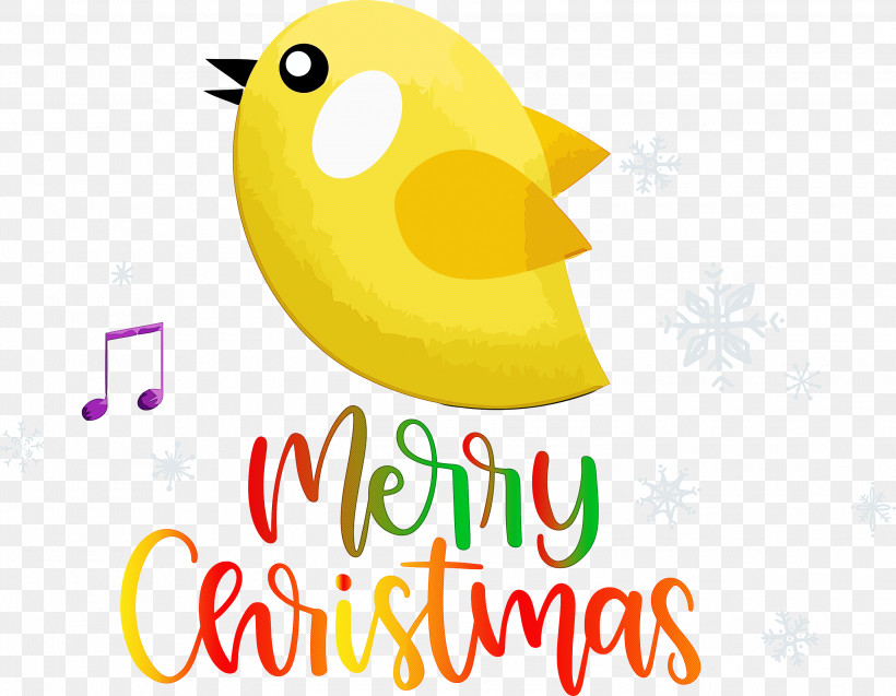 Merry Christmas, PNG, 3000x2333px, Merry Christmas, Beak, Emoticon, Fruit, Happiness Download Free