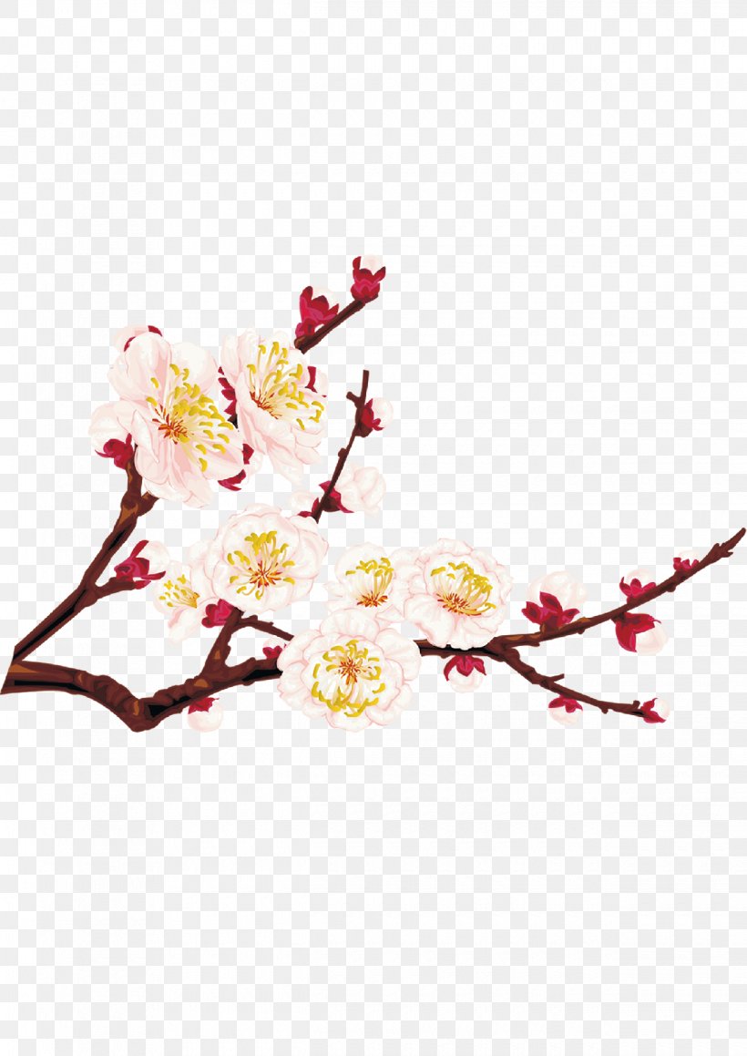 Plum Blossom Download, PNG, 1240x1754px, Plum Blossom, Artificial Flower, Blossom, Branch, Cherry Blossom Download Free