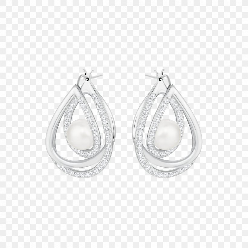 Earring Swarovski AG Jewellery Necklace Pearl, PNG, 2400x2400px, Earring, Bracelet, Charms Pendants, Clothing, Diamond Download Free