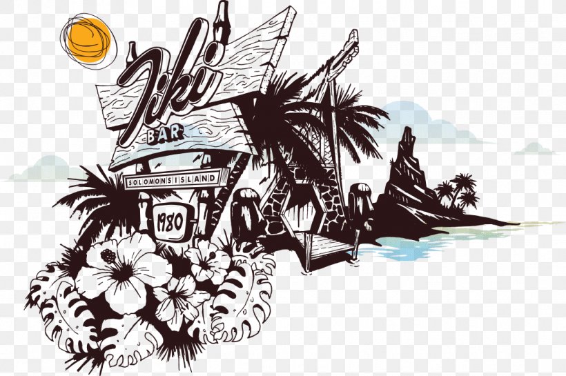 Mai Tai Tiki Bar, PNG, 1139x758px, Watercolor, Cartoon, Flower, Frame, Heart Download Free