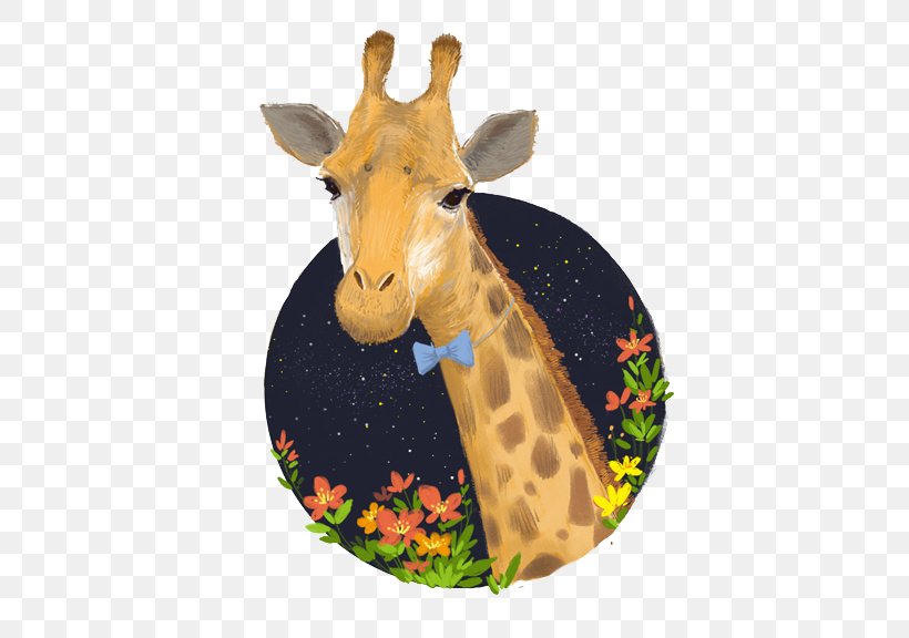Northern Giraffe Reticulated Giraffe Drawing Illustration, PNG, 500x576px, Northern Giraffe, Animation, Art, Drawing, Fauna Download Free