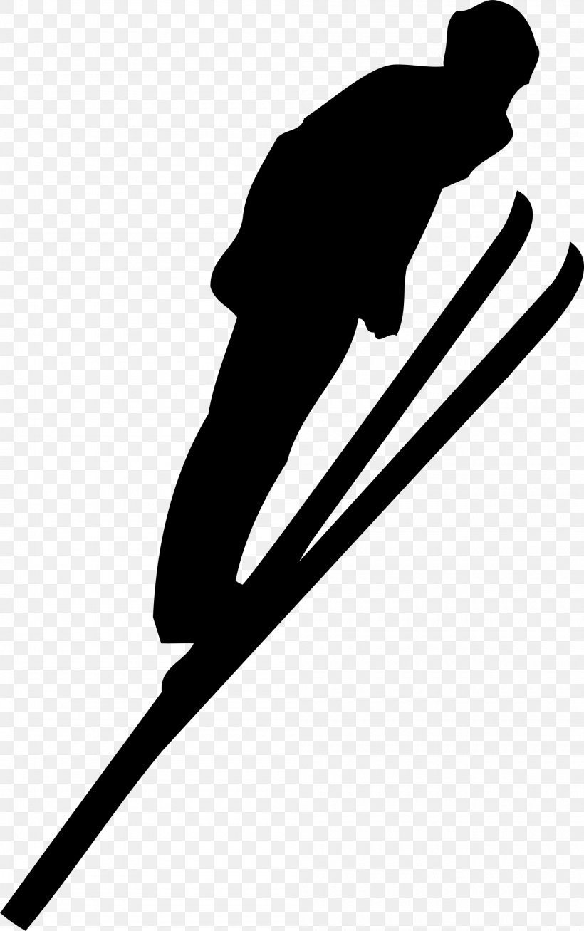 Skiing Snowboarding Skiboarding Decal Jumping, PNG, 2000x3190px, Skiing, Black And White, Decal, Extreme Sport, Hand Download Free