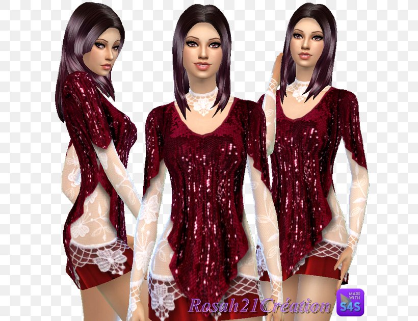 The Sims 4 The Sims 3 Clothing, PNG, 630x630px, Sims 4, Blouse, Clothing, Dress, Fashion Download Free