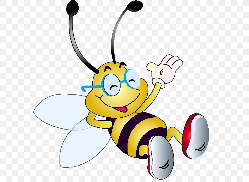 Honey Bee Beehive Clip Art, PNG, 600x600px, Bee, Artwork, Beehive, Bumblebee, Cartoon Download Free