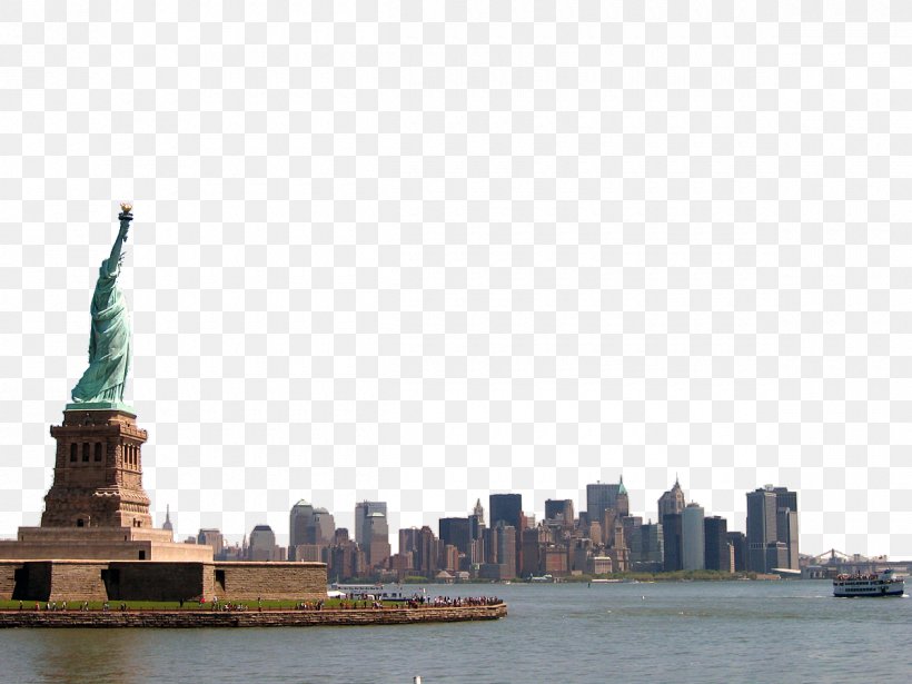 Statue Of Liberty Battery Park New York Harbor Ellis Island Hudson River, PNG, 1200x900px, Statue Of Liberty, Battery Park, Building, City, Cityscape Download Free