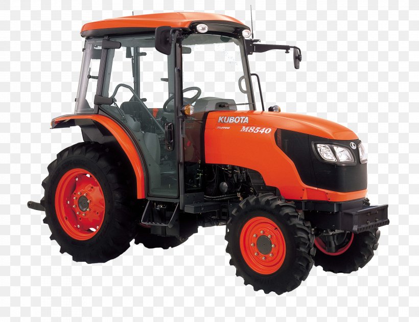 Tractor Kubota Corporation Hydraulic Drive System Manufacturing Heavy Machinery, PNG, 2541x1953px, Tractor, Agricultural Machinery, Agriculture, Automotive Tire, Continuous Track Download Free