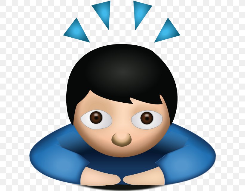Emoji Bowing Sticker Symbol Respect, PNG, 640x640px, Emoji, Bowing, Cartoon, Dogeza, Emoji Movie Download Free