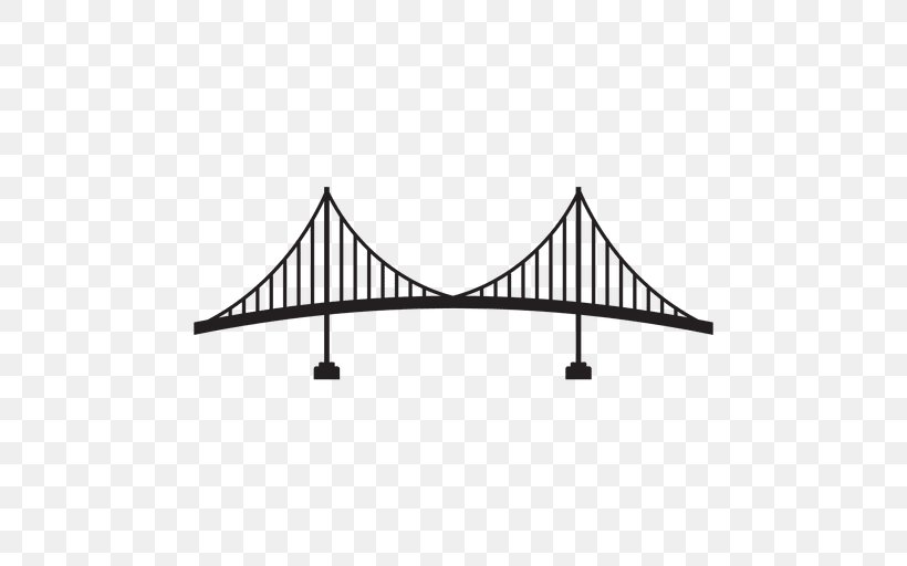Golden Gate Bridge, PNG, 512x512px, Golden Gate Bridge, Area, Black, Black And White, Bridge Download Free