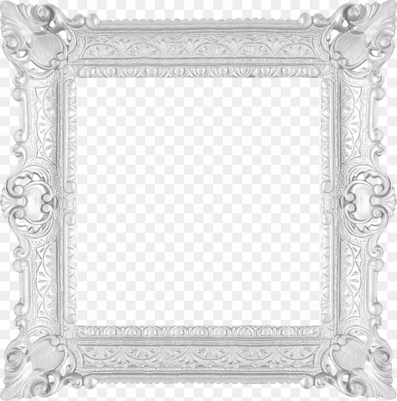 White Picture Frame Clip Art, PNG, 2110x2130px, White, Area, Black And White, Chinoiserie, Light Download Free