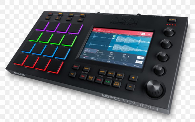 Akai MPC Akai Professional MPC Touch MIDI Controllers Multi-touch, PNG, 1024x641px, Watercolor, Cartoon, Flower, Frame, Heart Download Free