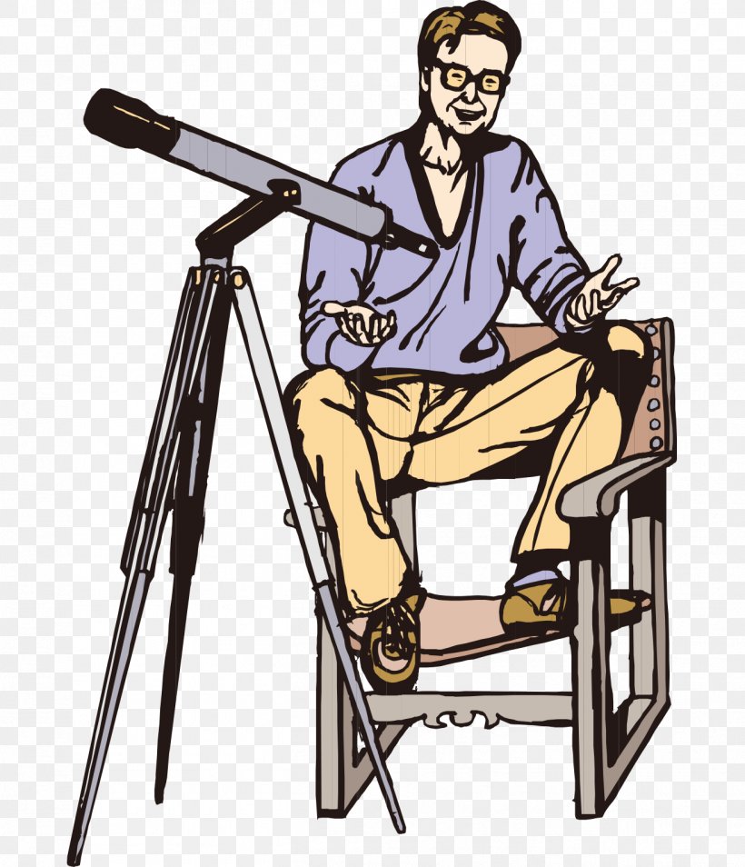 Chair Telescope Cartoon Clip Art, PNG, 1313x1528px, Chair, Art, Bean Bag Chair, Bean Bag Chairs, Binoculars Download Free