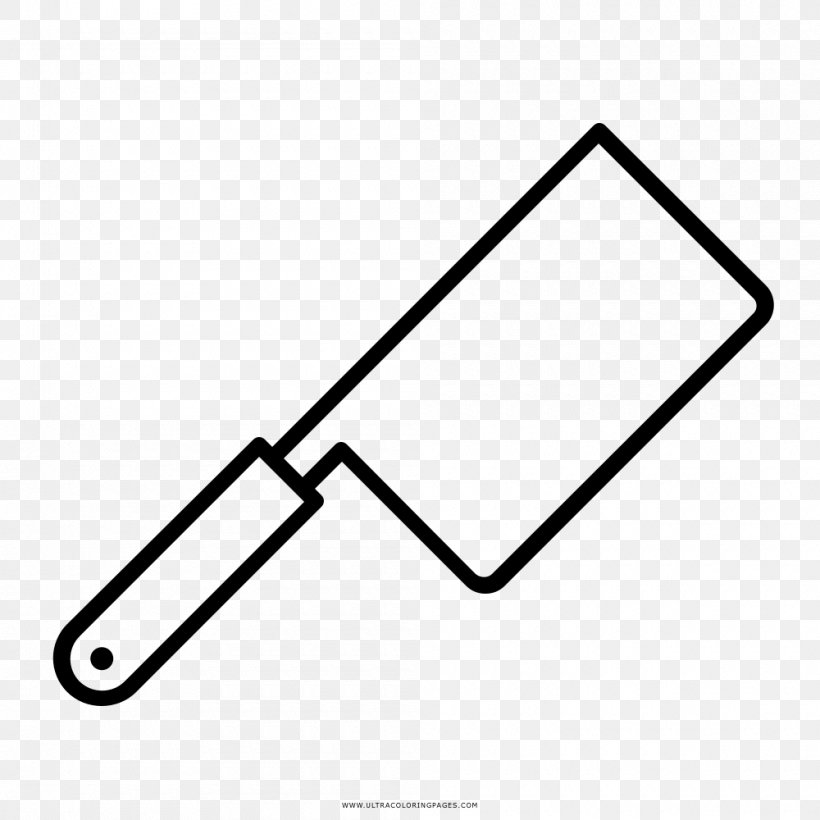 Knife Coloring Book Drawing Black And White, PNG, 1000x1000px, Knife, Area, Auto Part, Black And White, Book Download Free