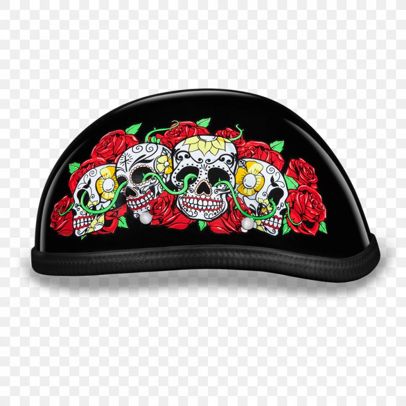 Motorcycle Helmets Cap Skull, PNG, 1000x1000px, Motorcycle Helmets, Bicycle, Bicycle Helmets, Cap, Daytona Beach Download Free