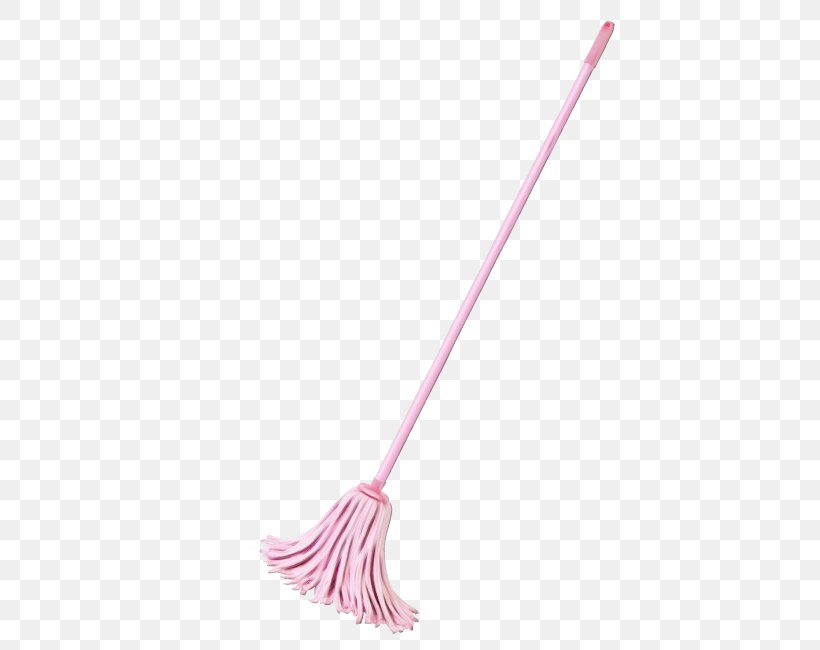 Broom Pink Household Cleaning Supply Mop Brush, PNG, 650x650px, Watercolor, Broom, Brush, Household Cleaning Supply, Household Supply Download Free
