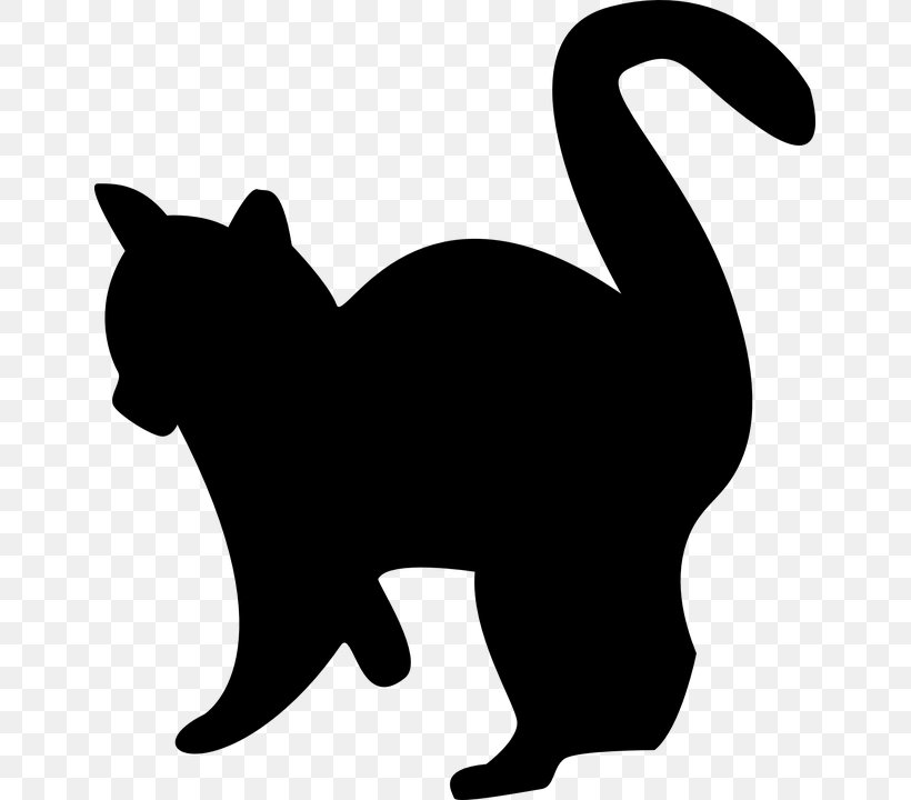 Cat Silhouette Clip Art, PNG, 649x720px, Cat, Black, Black And White, Black Cat, Carnivoran Download Free