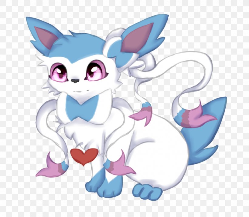 Whiskers Sylveon Eevee Pokémon Cat, PNG, 956x835px, Watercolor, Cartoon, Flower, Frame, Heart Download Free