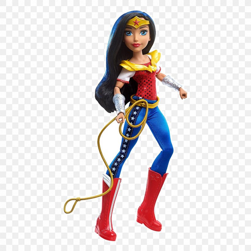 DC Super Hero Girls Wonder Woman Barbie Batman V Superman: Dawn Of Justice Collection Wonder Woman Doll Toy, PNG, 1200x1200px, Wonder Woman, Action Toy Figures, Barbie, Costume, Dc Super Hero Girls Download Free