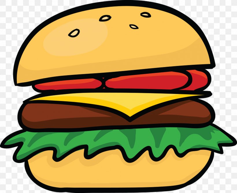 Hamburger Cheeseburger Hot Dog Veggie Burger Cartoon, PNG, 2000x1636px, Hamburger, Animation, Artwork, Bun, Cartoon Download Free