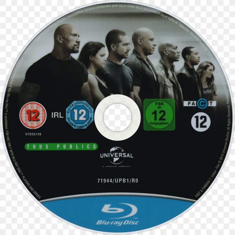 Blu-ray Disc Ultra HD Blu-ray The Fast And The Furious Compact Disc DVD, PNG, 1000x1000px, 4k Resolution, Bluray Disc, Art, Avis Rent A Car, Brand Download Free