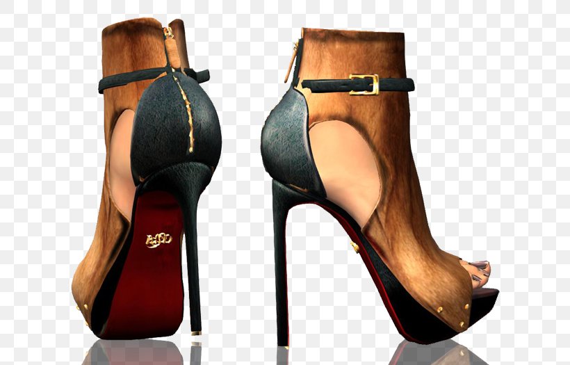 High-heeled Shoe Boot Sandal, PNG, 650x525px, Heel, Ankle, Boot, Brown, Footwear Download Free