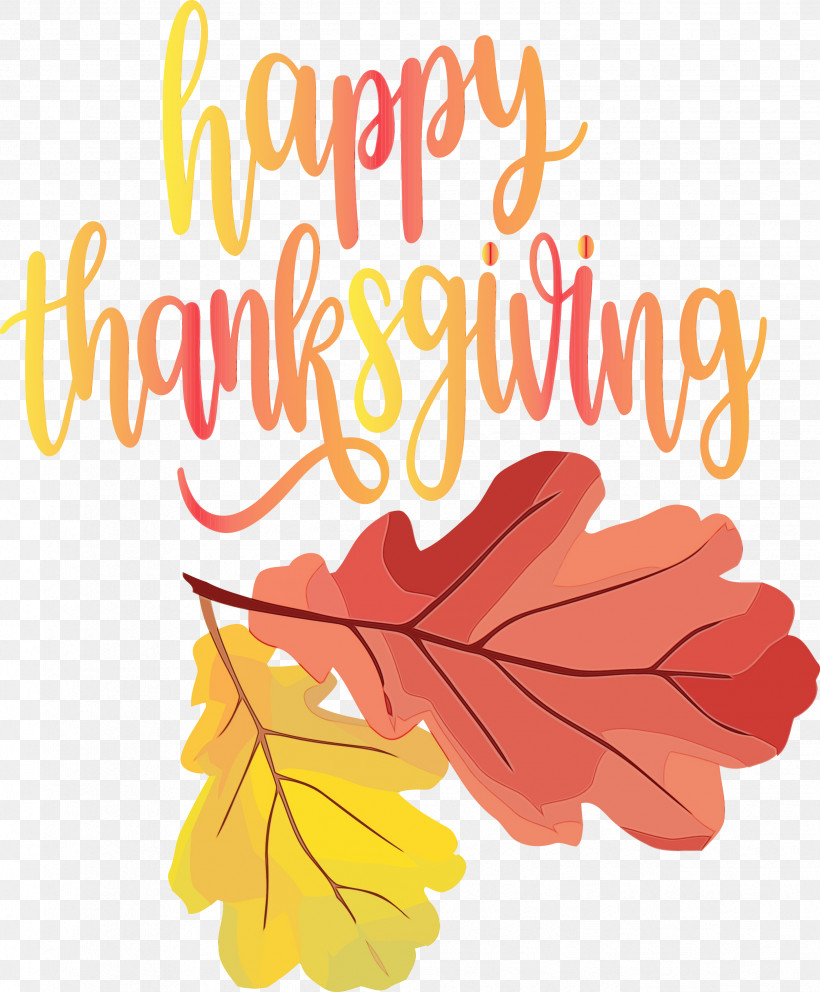Leaf Petal Tree Text Flower, PNG, 2478x3000px, Happy Thanksgiving, Autumn, Biology, Fall, Flower Download Free