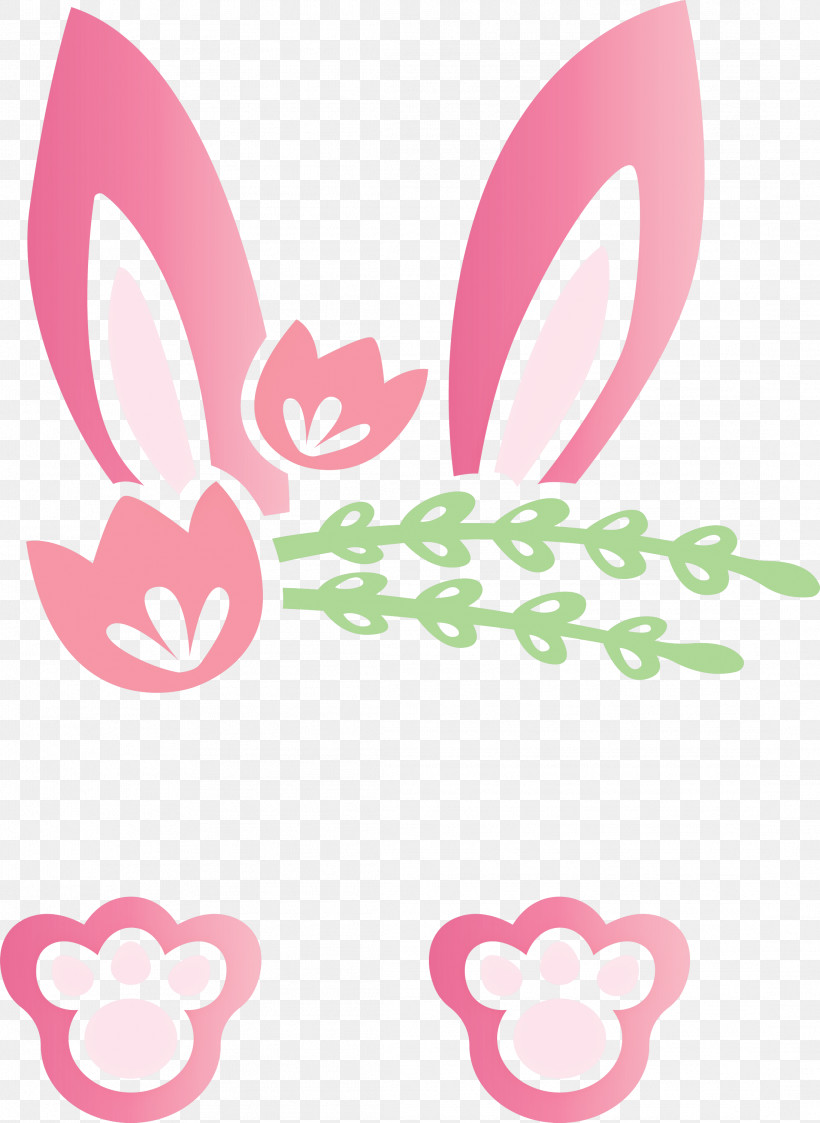 Easter Bunny Easter Day Cute Rabbit, PNG, 2189x3000px, Easter Bunny, Cute Rabbit, Easter Day, Heart, Pink Download Free