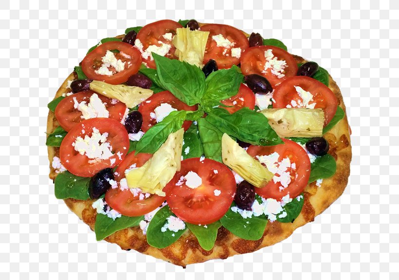 California-style Pizza Vegetarian Cuisine Sicilian Pizza Recipe, PNG, 750x576px, Californiastyle Pizza, Appetizer, California Style Pizza, Cuisine, Dish Download Free